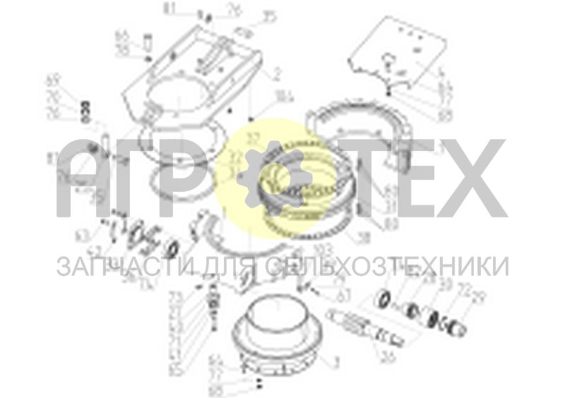 Чертеж Устройство поворотное (1401.50.18.000Ф)